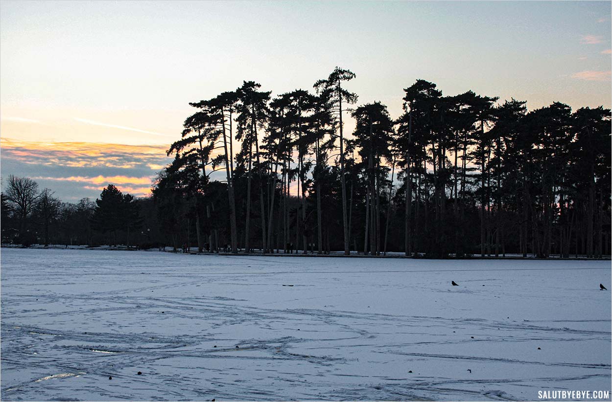 Le Lac Inférieur gelé