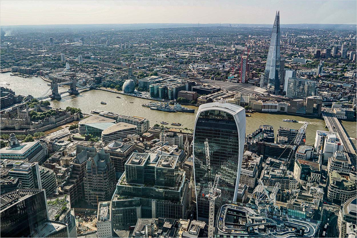 Vue depuis Horizon 22 à Londres