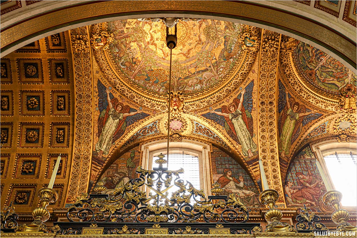 Détails architecturaux de Saint-Paul de Londres
