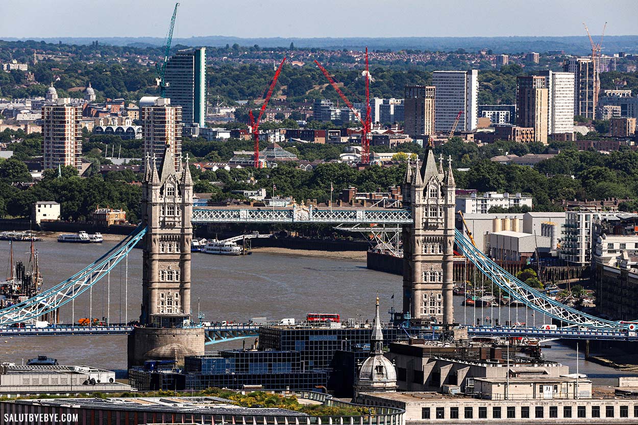 Tower Bridge depuis la cathédrale Saint-Paul