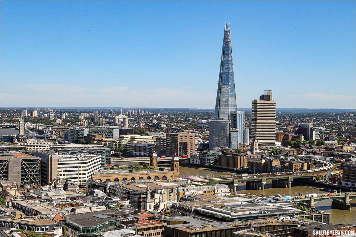Vue du Shard depuis Saint-Paul