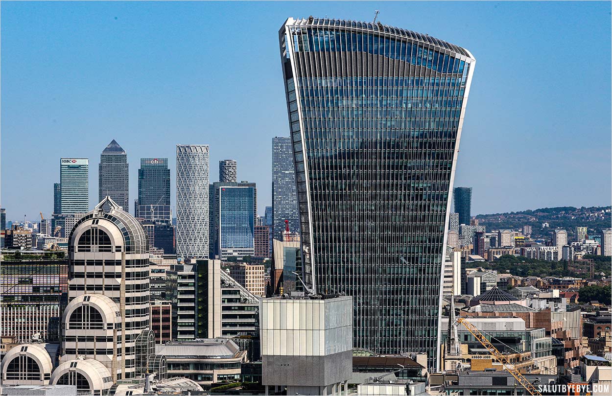 Le Walkie-Talkie, qui abrite le Sky Garden