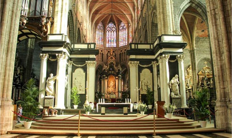 Visiter la cathédrale Saint-Bavon à Gand et voir l’Agneau mystique