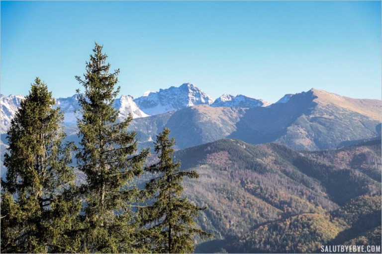 La vue depuis le mont Gubalowka
