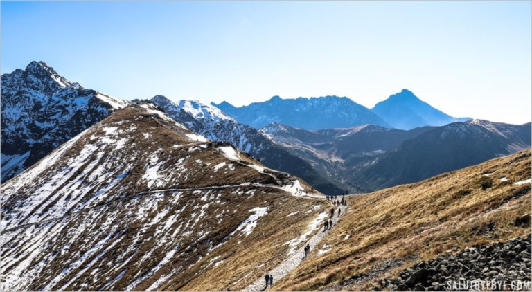 La vue à Kasprowy Wierch