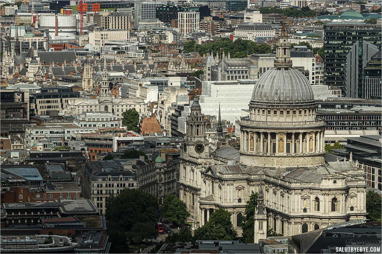 La cathédrale Saint-Paul vue depuis le Sky Garden