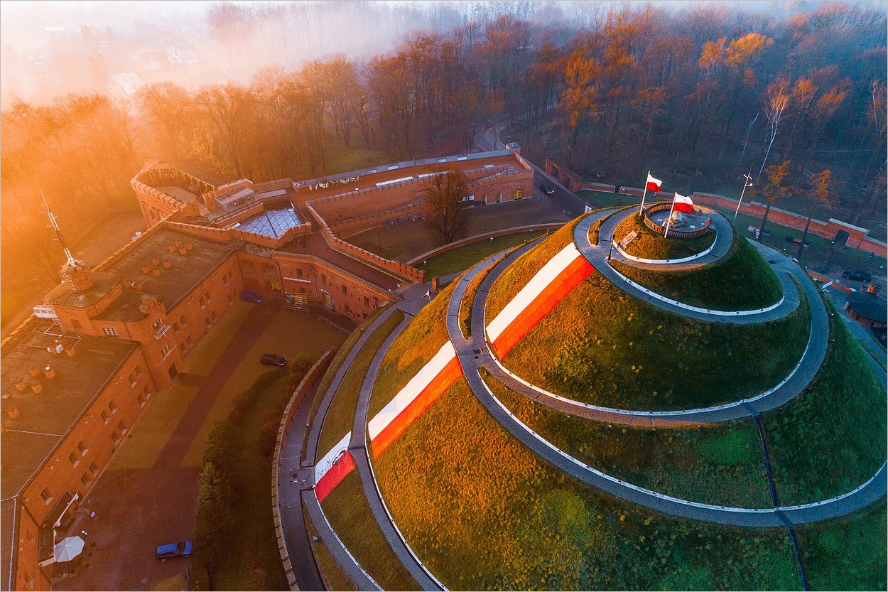 The Kopiec Kościuszki in Krakow