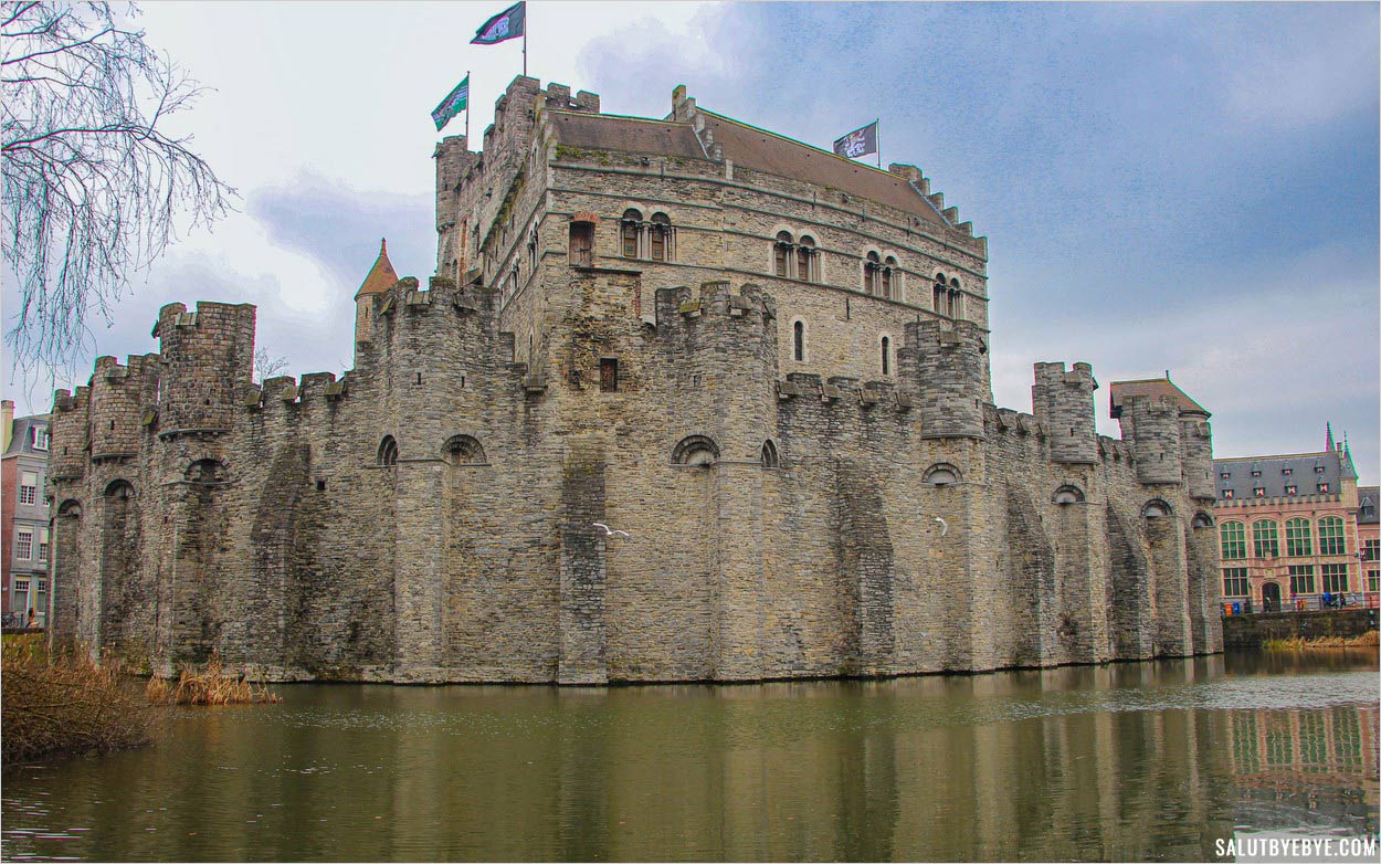 Le ch&acirc;teau des comtes de Flandre