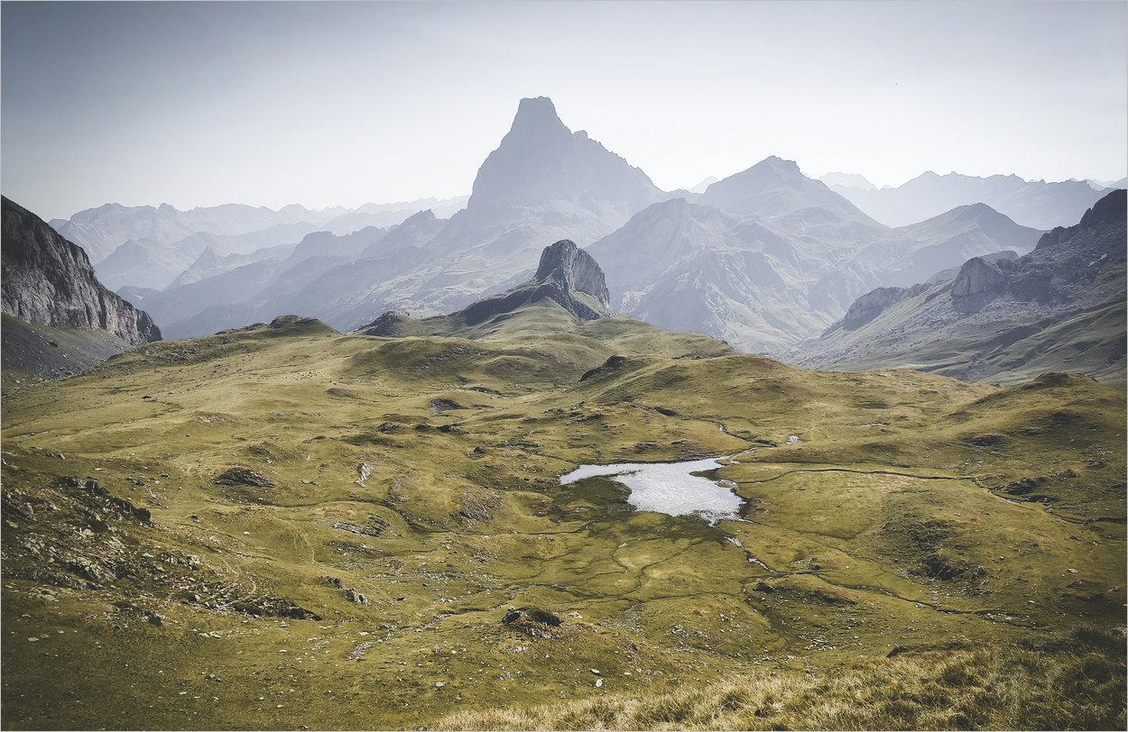 La montagne dans la région de Laruns