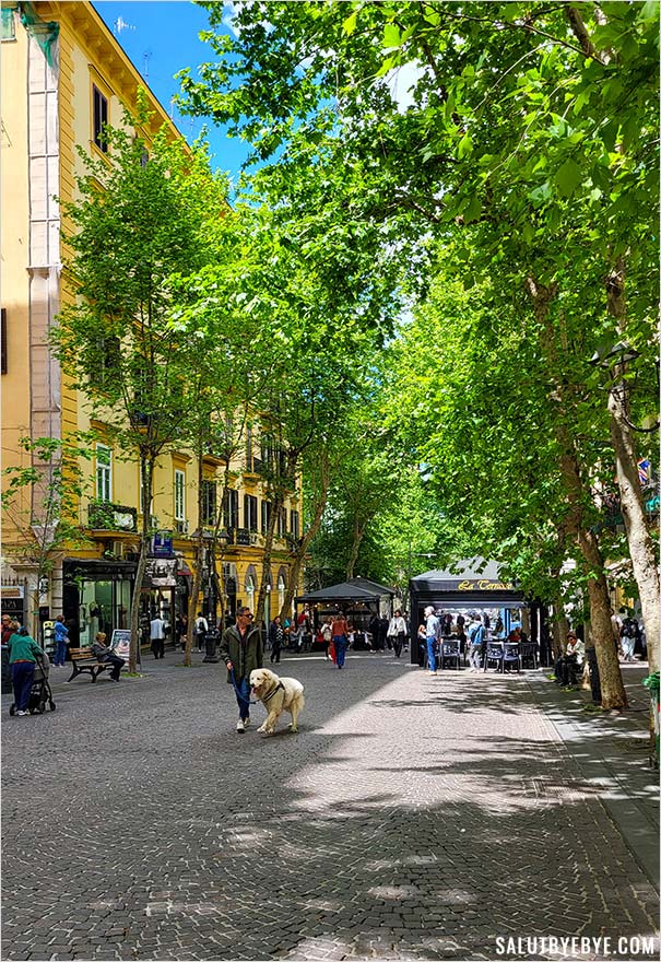 Quartier du Vomero à Naples
