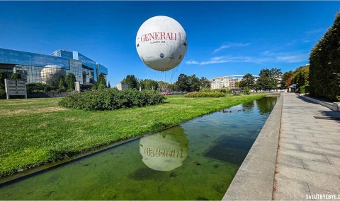 Le Ballon de Paris Generali : la montgolfière de Paris au parc André Citroën