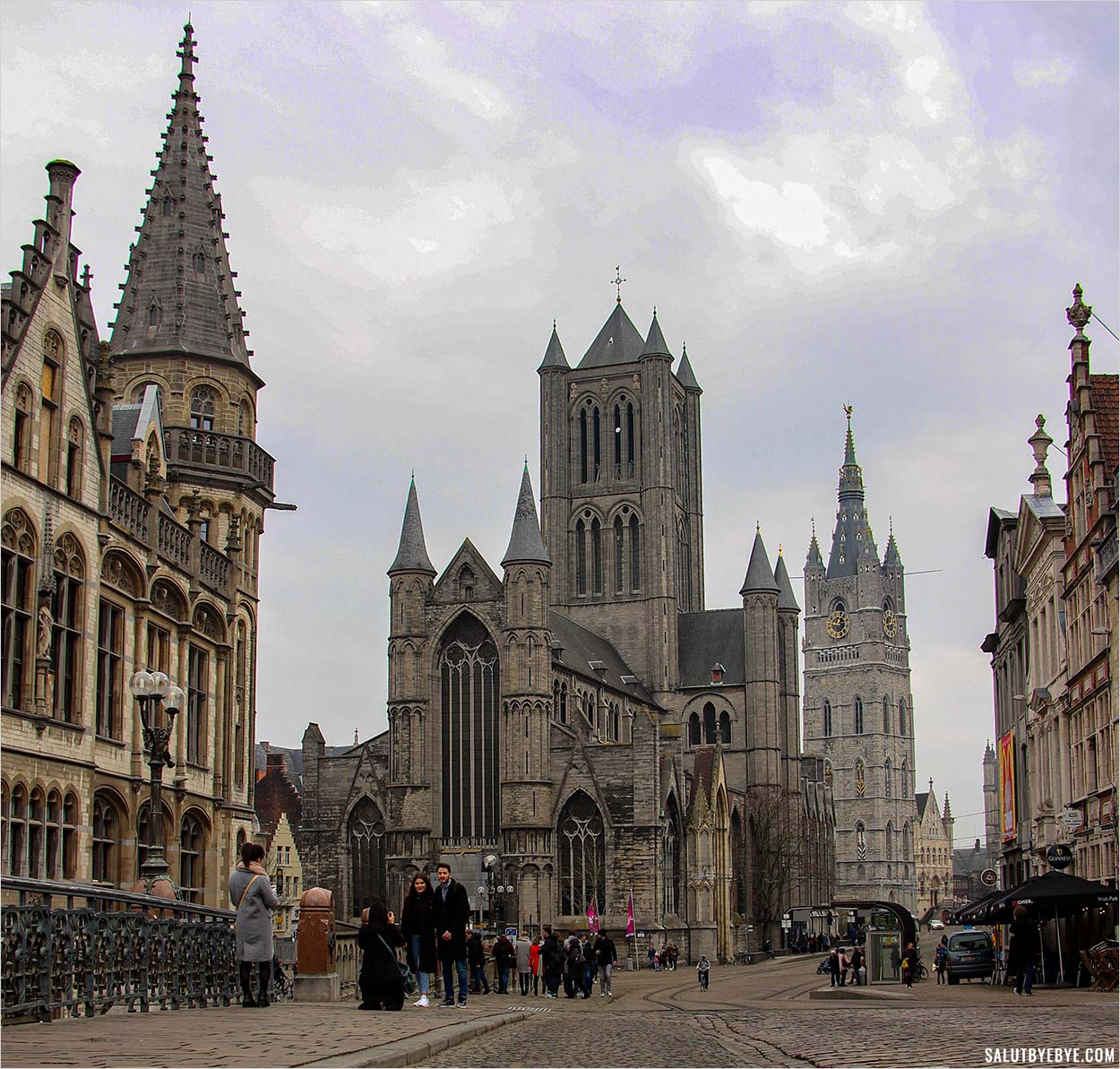 Les clochers de Gand