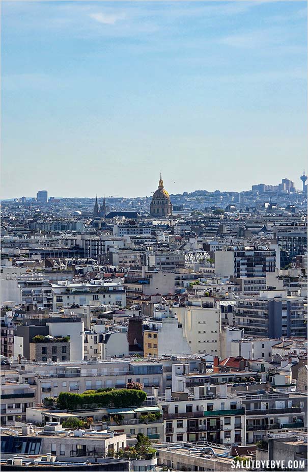 Les Invalides depuis le Ballon de Paris
