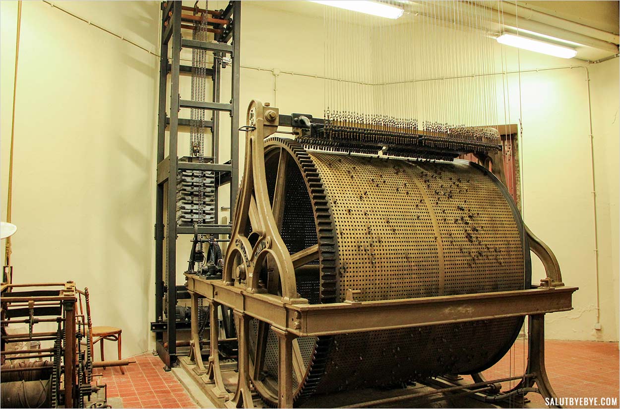 Le mécanisme du carillon de Gand