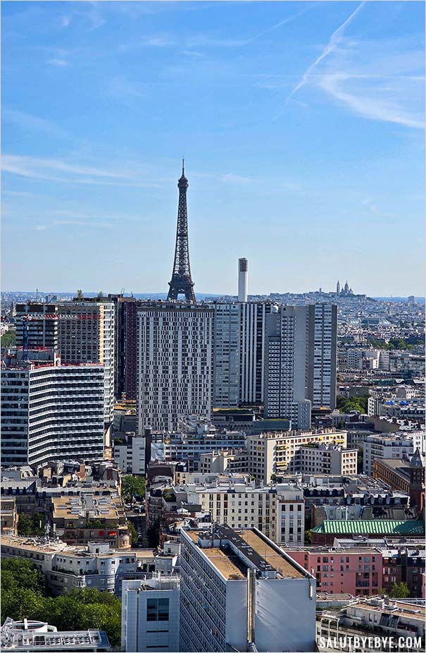 La Tour Eiffel depuis le Ballon de Paris