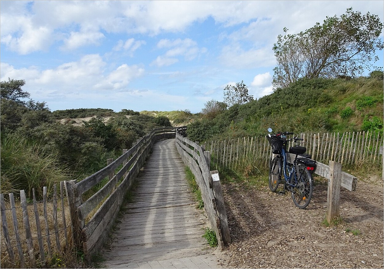 A vélo dans le parc de la baie de Canche