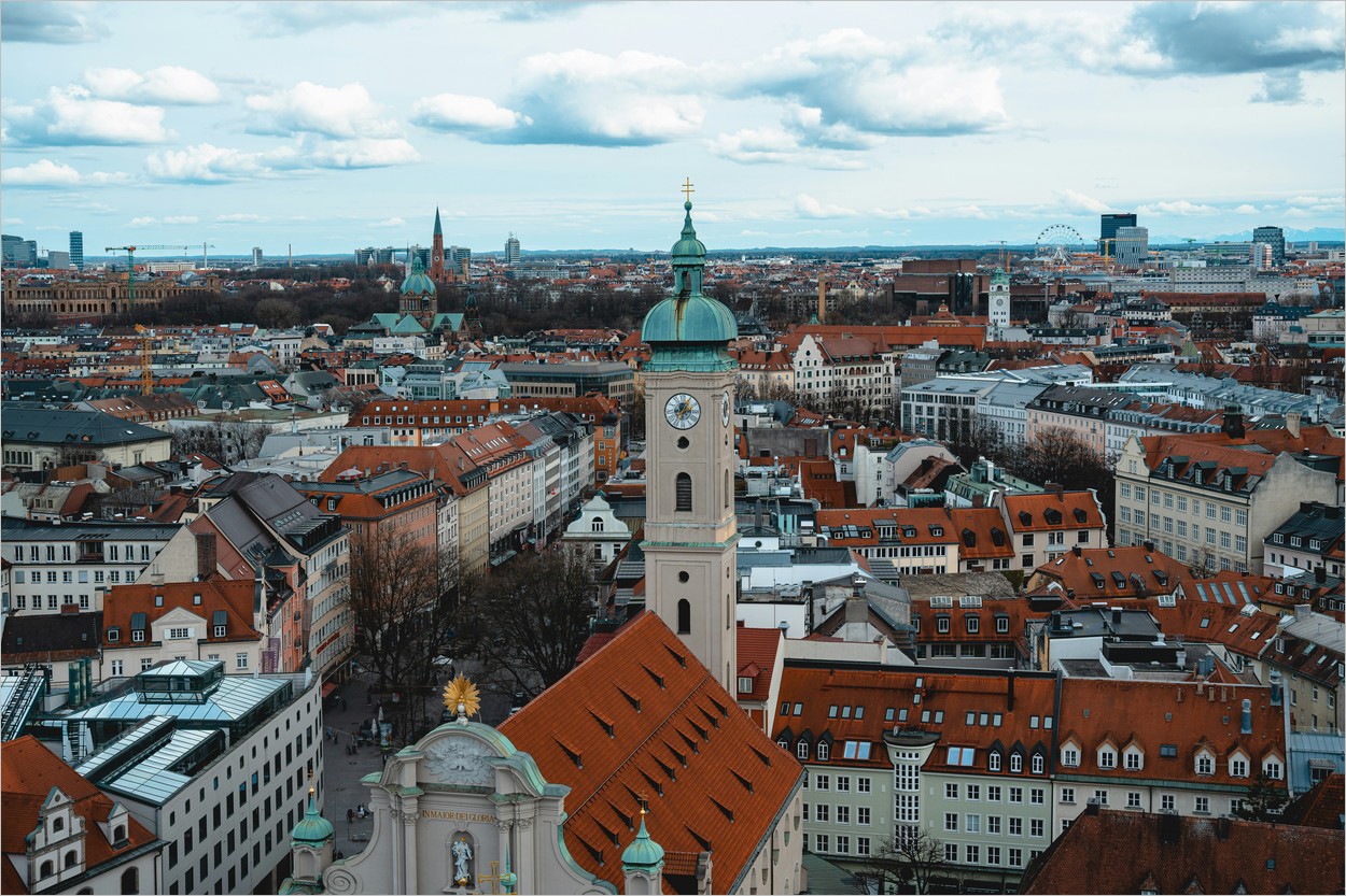 Munich vue d'en-haut